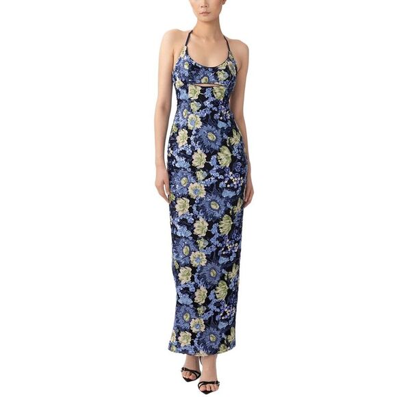 Sau Lee WomensSandra Dress Blue